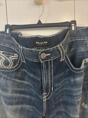 Big Star Pioneer Bootcut Jeans 38x36 38L